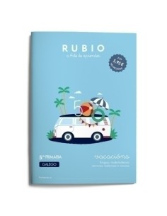 CUADERNO RUBIO GAL.VACACIONS 5º PRIM. - Pack de 5 unidades